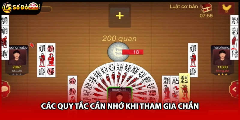 Các quy tắc cần nhớ khi tham gia Chắn