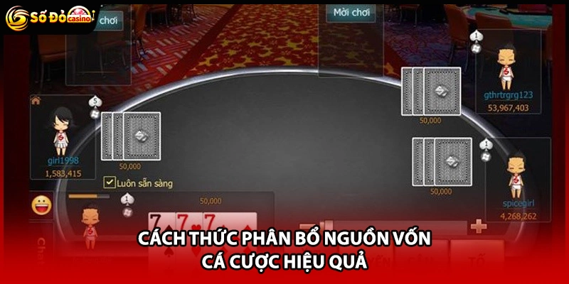 Cách thức phân bổ nguồn vốn cá cược hiệu quả