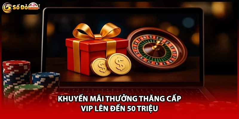 Khuyến mãi thưởng thăng cấp VIP lên đến 50 triệu